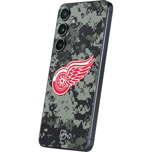NHL Detroit Red Wings Camo Galaxy S25 Skin