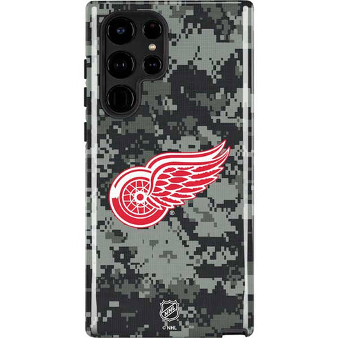 NHL Detroit Red Wings Camo Galaxy Cases