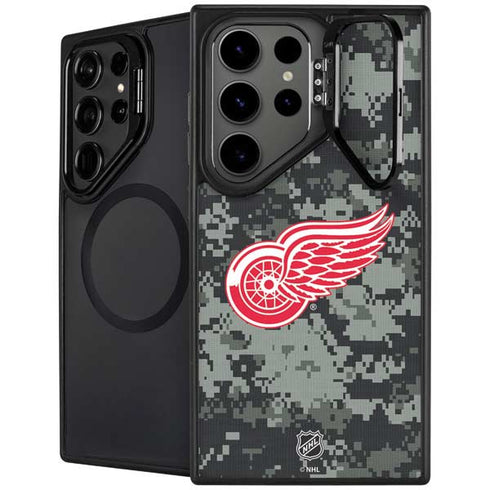 NHL Detroit Red Wings Camo Galaxy Cases