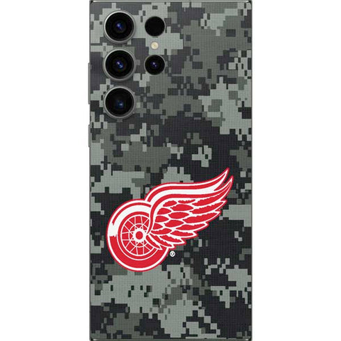 NHL Detroit Red Wings Camo Galaxy S24 Ultra Skin