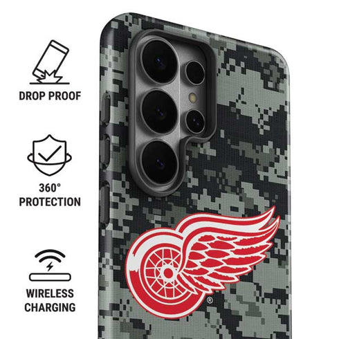 NHL Detroit Red Wings Camo Galaxy S26 Ultra Impact Case
