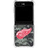 NHL Detroit Red Wings Camo Galaxy Z Flip6 Clear Case