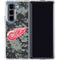 NHL Detroit Red Wings Camo Galaxy Z Fold5 5G Clear Case