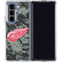 NHL Detroit Red Wings Camo Galaxy Z Fold5 5G Clear Case