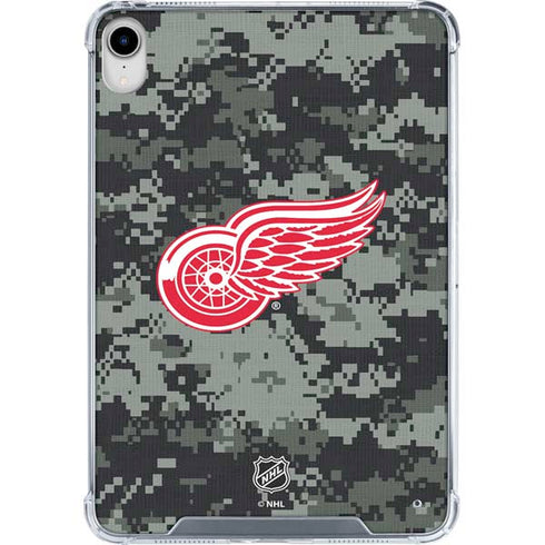 NHL Detroit Red Wings Camo iPad 11th Gen (2025) Clear Case