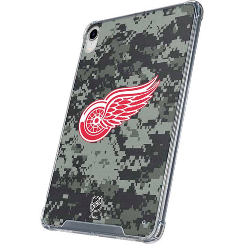 NHL Detroit Red Wings Camo iPad 11th Gen (2025) Clear Case