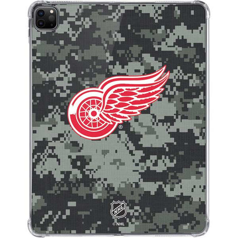 NHL Detroit Red Wings Camo iPad Pro 11in (2024) Clear Case