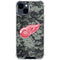 NHL Detroit Red Wings Camo iPhone 15 Clear Case