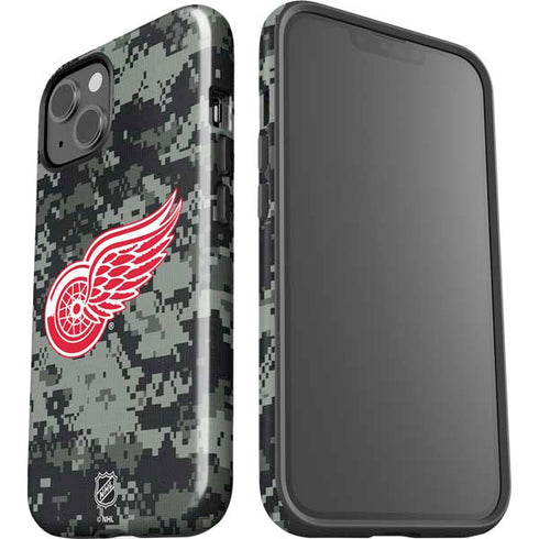 NHL Detroit Red Wings Camo iPhone 15 Impact Case