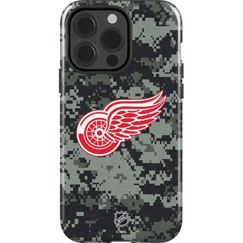 NHL Detroit Red Wings Camo iPhone 15 Pro Impact Case