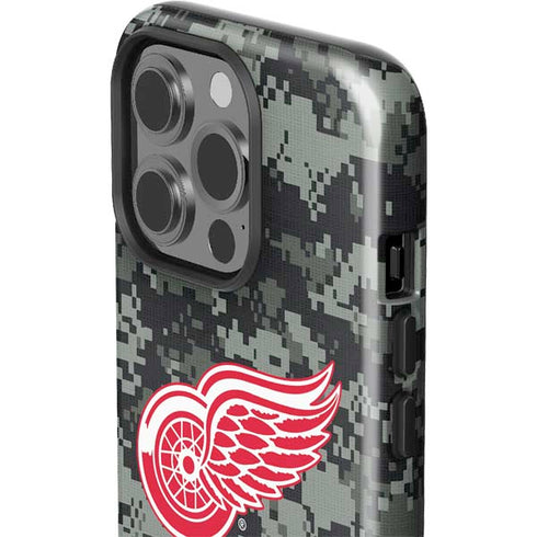 NHL Detroit Red Wings Camo iPhone 15 Pro Impact Case