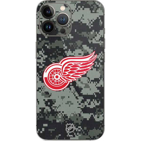 NHL Detroit Red Wings Camo iPhone 15 Pro Max Skin