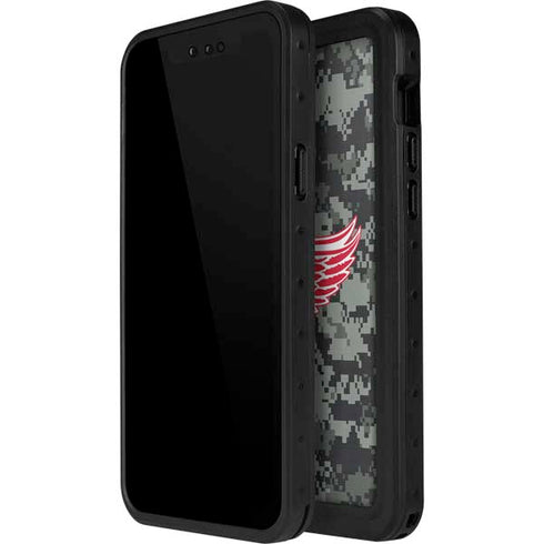 NHL Detroit Red Wings Camo iPhone 15 Pro Waterproof Case
