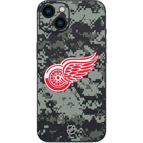 NHL Detroit Red Wings Camo iPhone 15 Skin