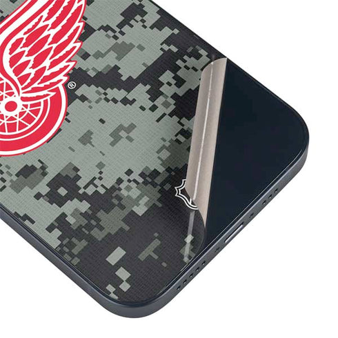 NHL Detroit Red Wings Camo iPhone 15 Skin