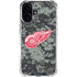 NHL Detroit Red Wings Camo iPhone 16 Clear Case