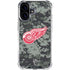 NHL Detroit Red Wings Camo iPhone 16 Plus Clear Case