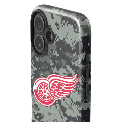NHL Detroit Red Wings Camo iPhone 16 Plus Impact Case