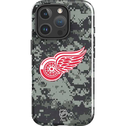 NHL Detroit Red Wings Camo iPhone 16 Pro Impact Case
