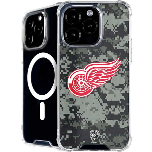 NHL Detroit Red Wings Camo iPhone 16 Pro MagSafe Case