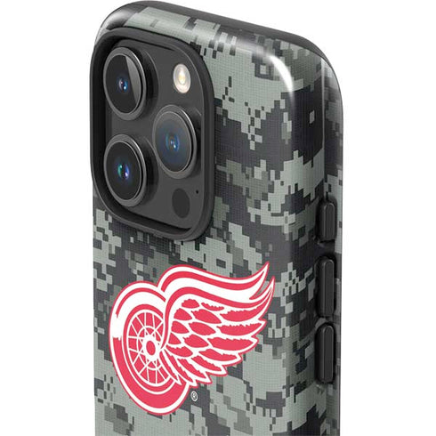 NHL Detroit Red Wings Camo iPhone 16 Pro Max Impact Case