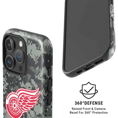 NHL Detroit Red Wings Camo iPhone 16 Pro Max Magsafe Impact Case