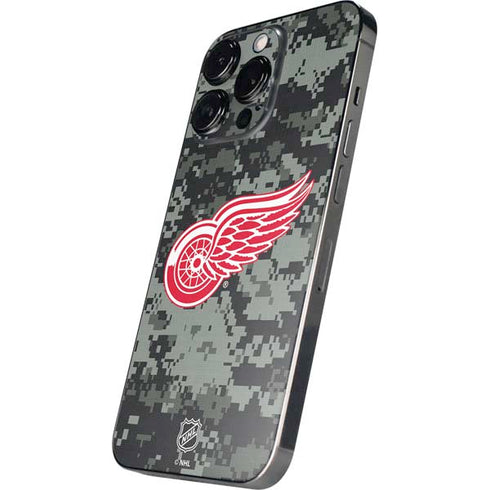 NHL Detroit Red Wings Camo iPhone 16 Pro Max Skin