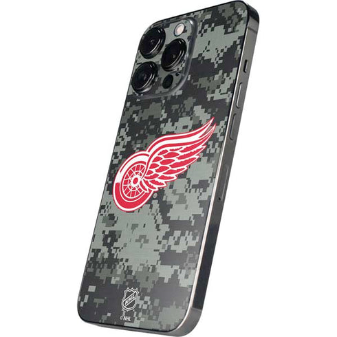 NHL Detroit Red Wings Camo iPhone 16 Pro Skin