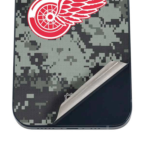 NHL Detroit Red Wings Camo iPhone 16 Skin