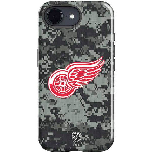 NHL Detroit Red Wings Camo iPhone 16e Impact Case