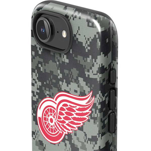 NHL Detroit Red Wings Camo iPhone 16e Impact Case