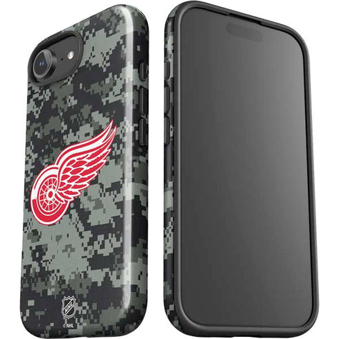 NHL Detroit Red Wings Camo iPhone 16e Impact Case