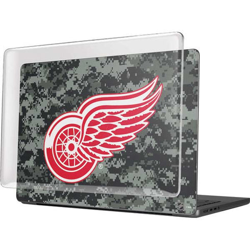 NHL Detroit Red Wings Camo MacBook Pro 14in (2021-24) Case plus Skin