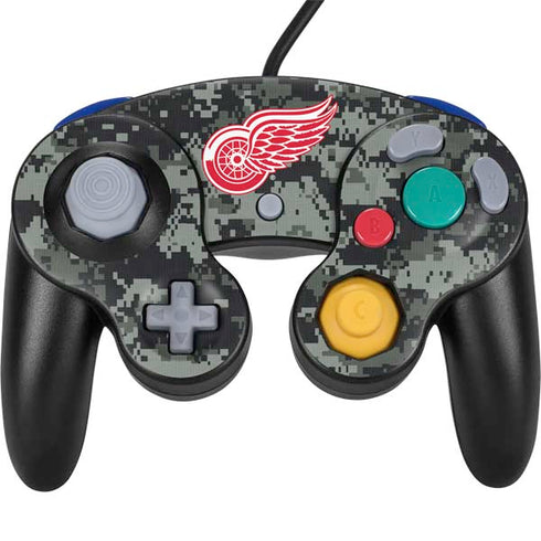 NHL Detroit Red Wings Camo Nintendo Skins