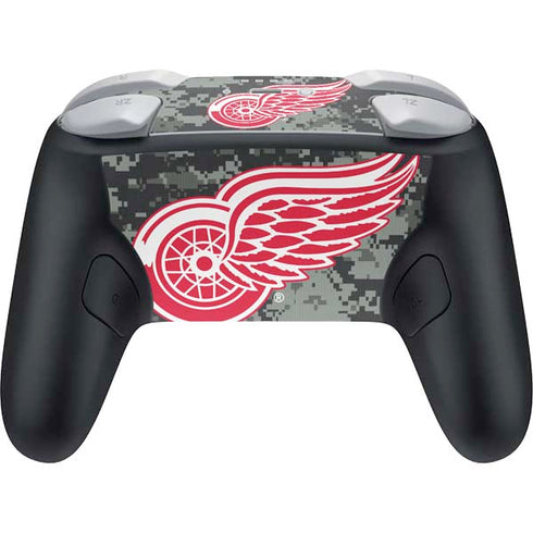 NHL Detroit Red Wings Camo Nintendo Switch 2 (2025) Pro Controller Skin