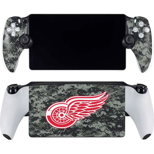 NHL Detroit Red Wings Camo PlayStation Portal Remote Player Skin
