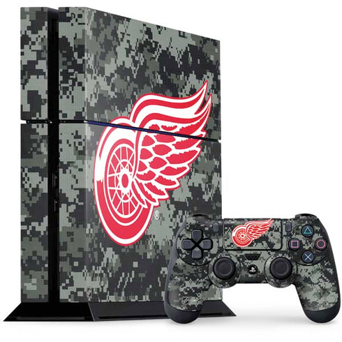 NHL Detroit Red Wings Camo PlayStation PS4 Skins