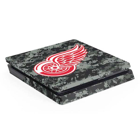 NHL Detroit Red Wings Camo PlayStation PS4 Skins