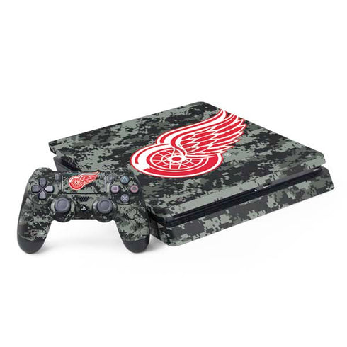 NHL Detroit Red Wings Camo PlayStation PS4 Skins