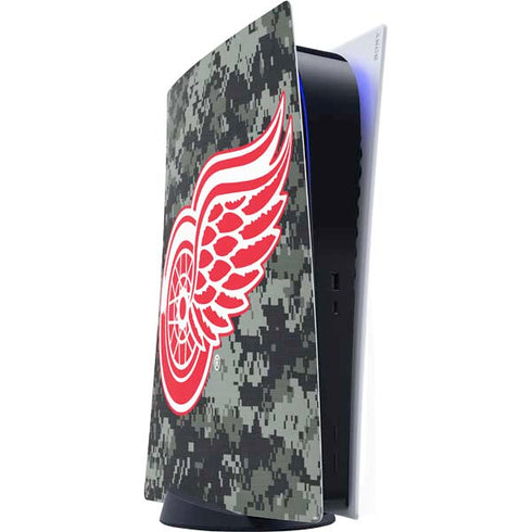 NHL Detroit Red Wings Camo PlayStation PS5 Skins