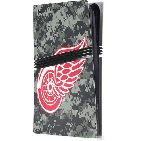 NHL Detroit Red Wings Camo PlayStation PS5 Skins