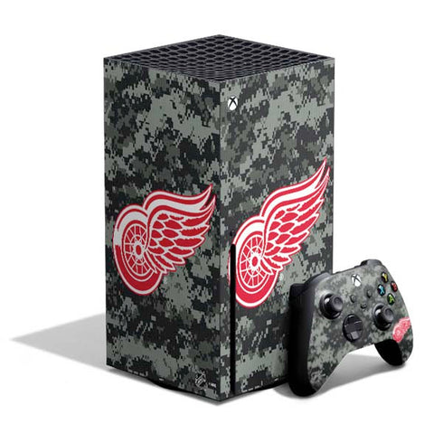 NHL Detroit Red Wings Camo Xbox Series X Bundle Skin