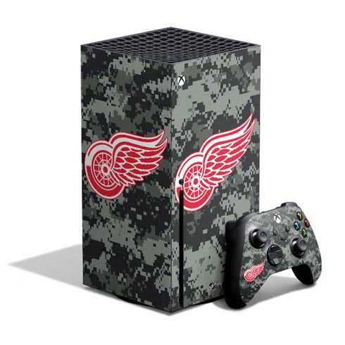 NHL Detroit Red Wings Camo Xbox Series X Skins