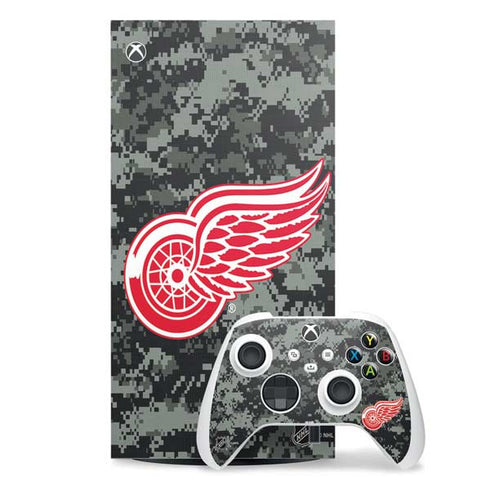 NHL Detroit Red Wings Camo Xbox Series X Skins