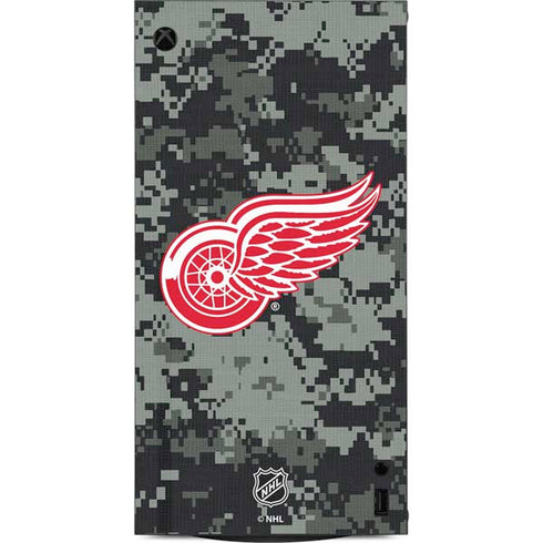 NHL Detroit Red Wings Camo XBox Series X Digital Edition Console Skin