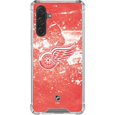 NHL Detroit Red Wings Frozen Galaxy A17 Clear Case