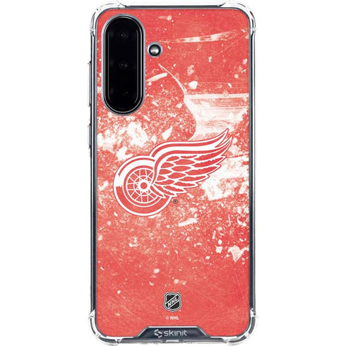 NHL Detroit Red Wings Frozen Galaxy A36 5G Clear Case