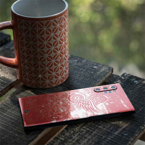 NHL Detroit Red Wings Frozen Galaxy Note 10 Plus Skin