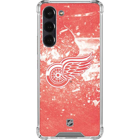 NHL Detroit Red Wings Frozen Galaxy S24 FE Clear Case