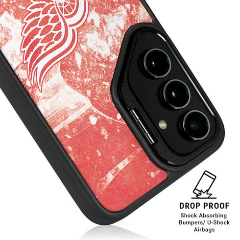 NHL Detroit Red Wings Frozen Galaxy S24 FE Kickstand Case